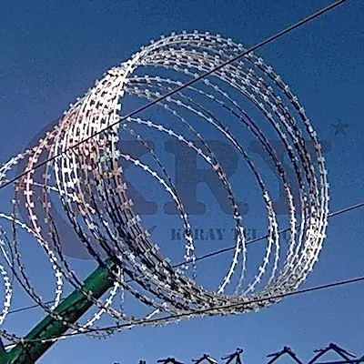 Helezon Jiletli Tel Örgü Montajı